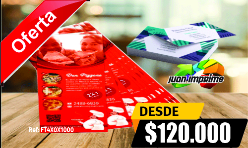 Juanimprime; diseño e impresion de flyers y tarjetas en promocion